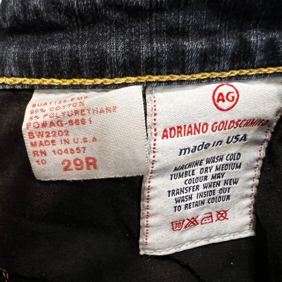 AG Adriano Goldschmied The Sweetie Crop Jeans-29R - Picture 8 of 8